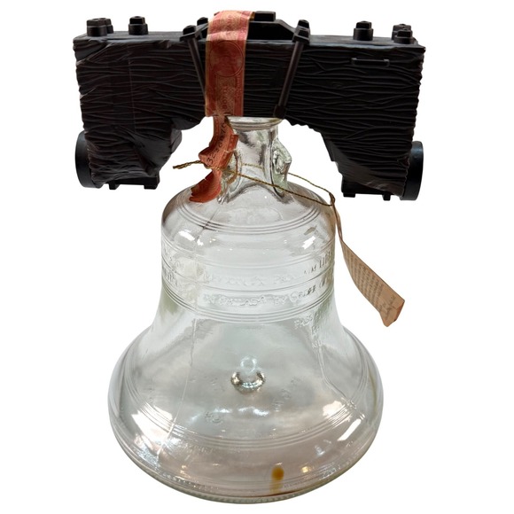 Lejon Brandy Bicentennial Liberty Bell Bottle 1976 Decanter Vtg Commemorative - Picture 2 of 9